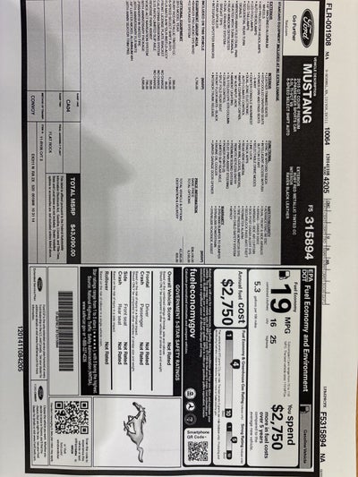 2015 Ford Mustang GT Premium