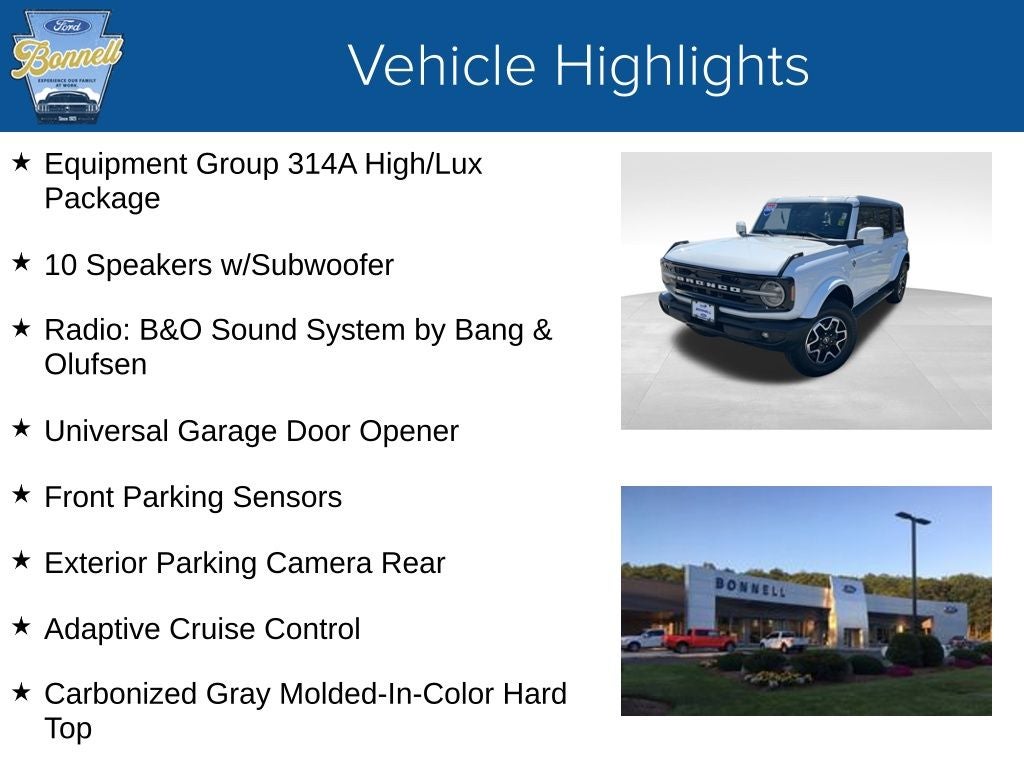 2024 Ford Bronco Outer Banks