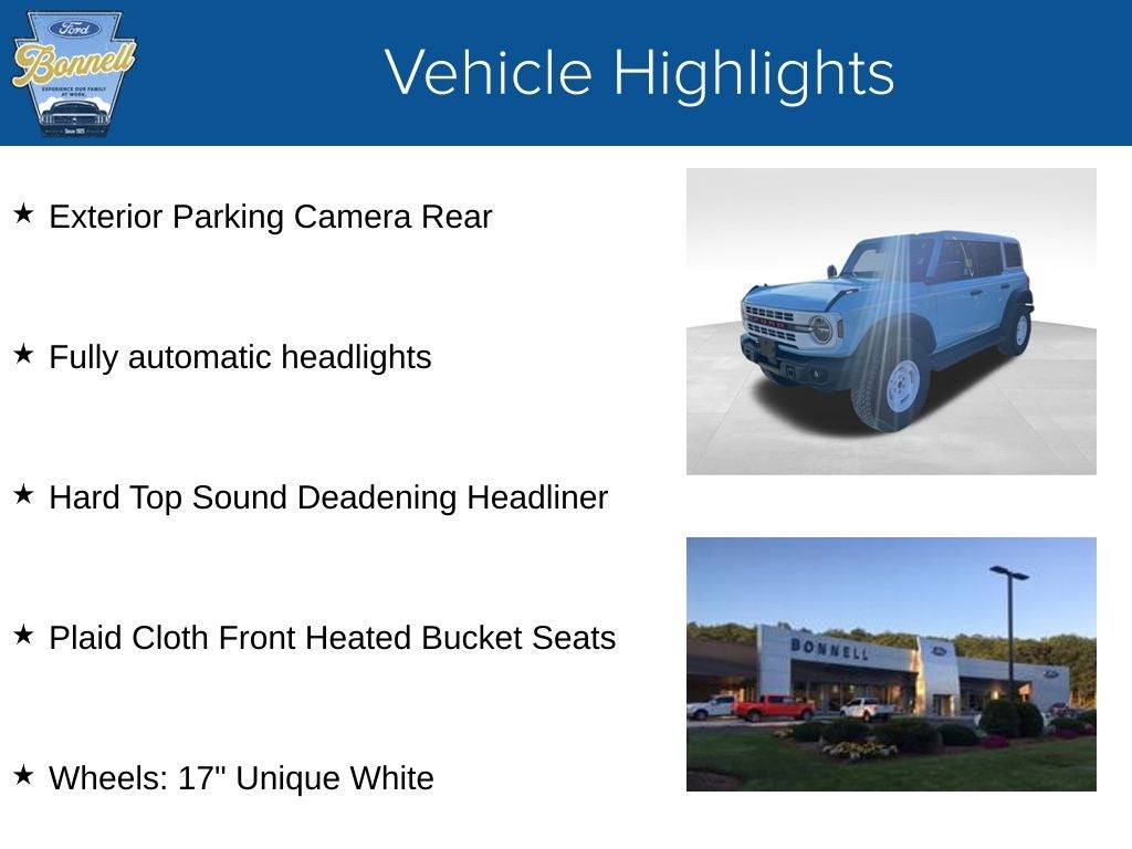 2025 Ford Bronco Heritage Edition