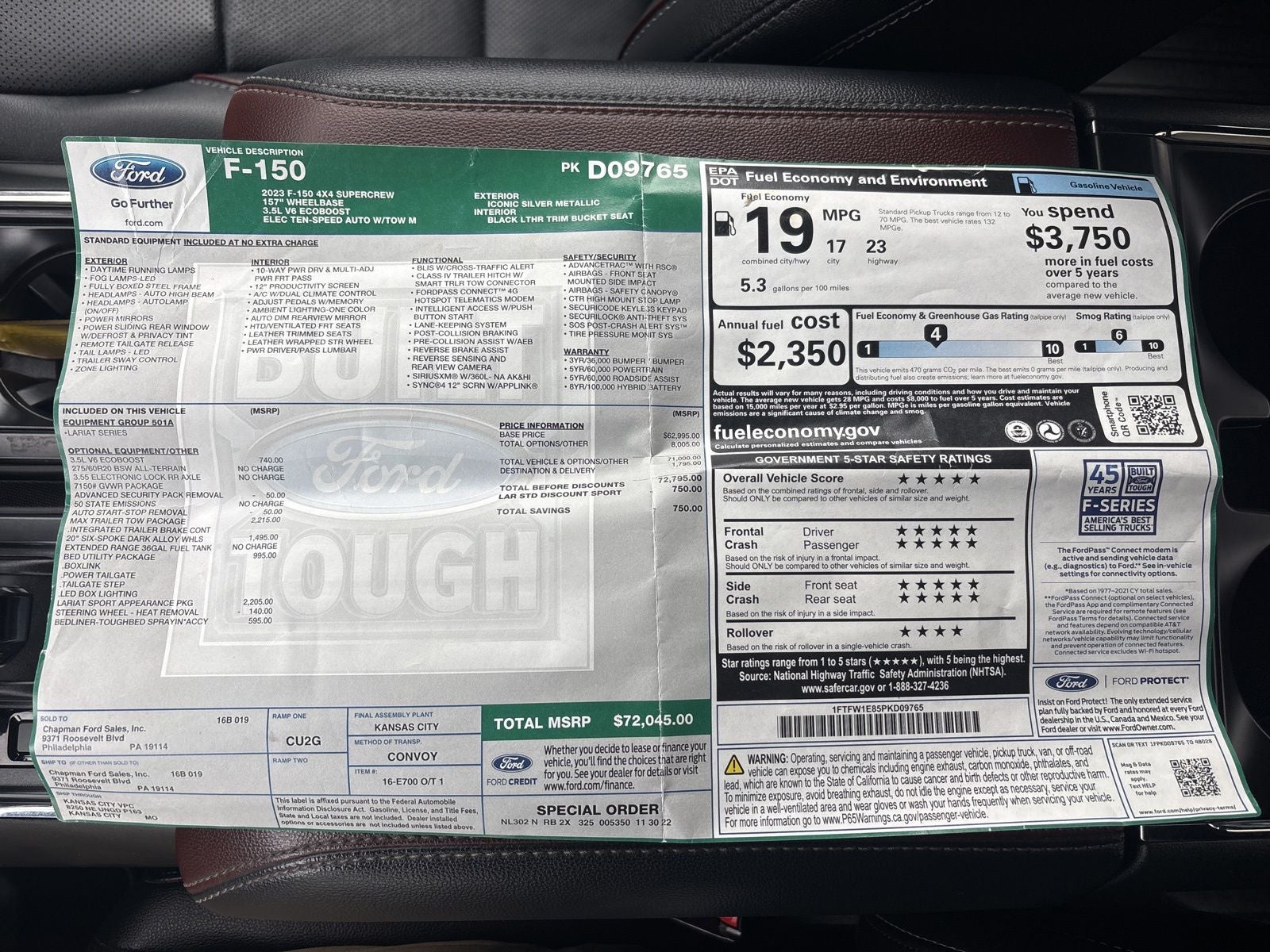 2023 Ford F-150 Lariat