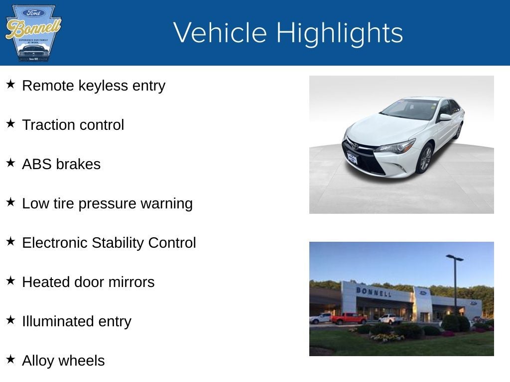 2015 Toyota Camry SE