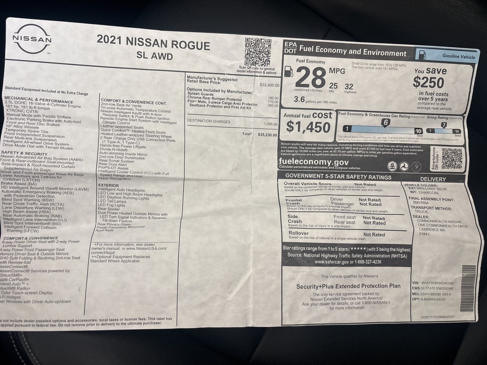 2021 Nissan Rogue SL